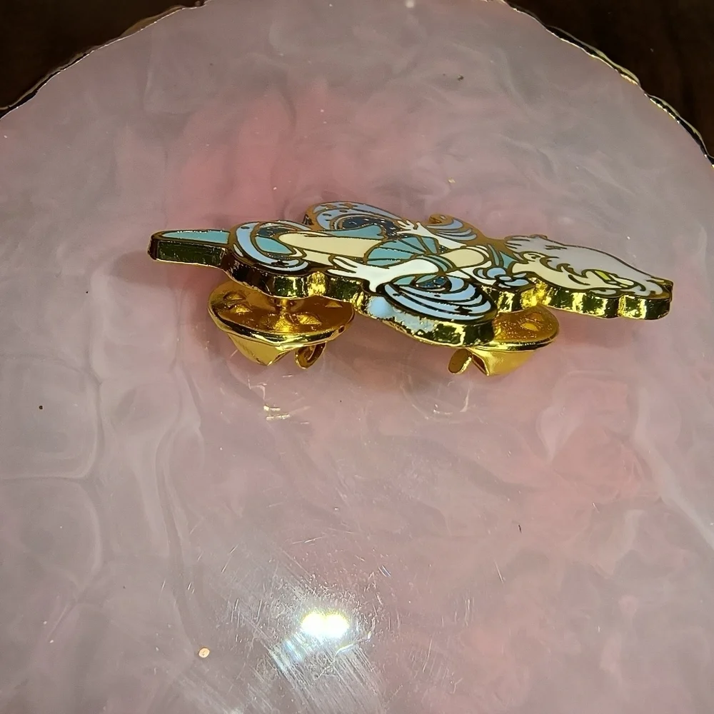 Women’s Jewelry Pretty Sailor Moon Enamel Pin - Blue and Gold Anime Manga series